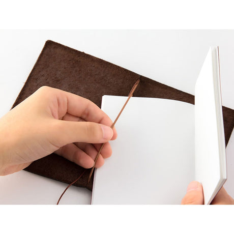 TRAVELER'S notebook Passport Leather Cover Brown - 5 - Traveler's Company - Tidformera
