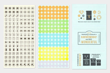 TRC 2027 Customized Sticker set - 5 - Traveler's Company - Tidformera