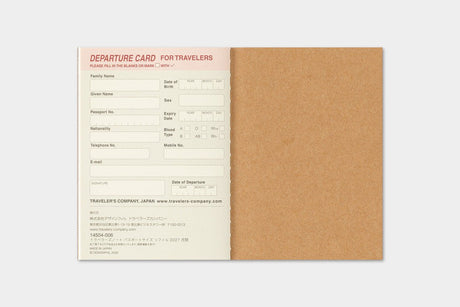 TRC 2027 Monthly Diary Passport size - 11 - Traveler's Company - Tidformera