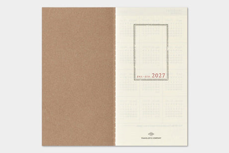 TRC 2027 Weekly + Memo Diary Regular size - 3 - Traveler's Company - Tidformera