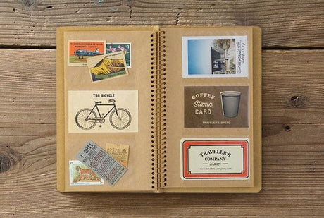 TRC SPIRAL RING NOTEBOOK A5 Slim Card File - 8 - Traveler's Company - Tidformera