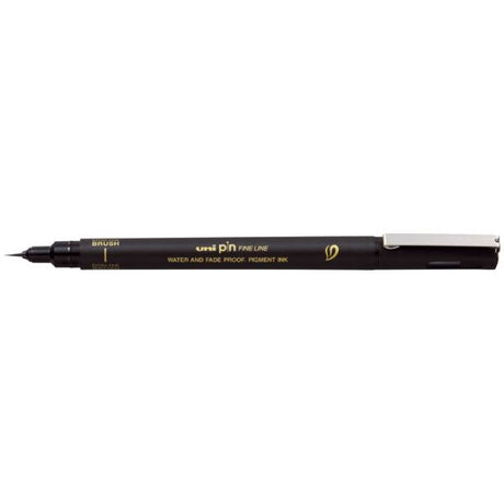 Uni Pin Brush Pen Black - Extra fine - 1 - Uni Mitsubishi Pencil - Tidformera