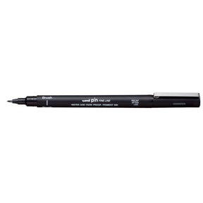 Uni Pin Brush Pen Black - 1 - Uni Mitsubishi Pencil - Tidformera