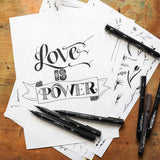 Uni Pin Fineliner Black 0,1 - 2 - Uni Mitsubishi Pencil - Tidformera
