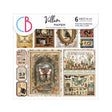 Vellum Paper 15 x 15 cm - Cabinet of curiosities - 6 - pack - 1 - Ciao Bella - Tidformera