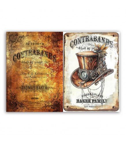 Vellum Paper A4 10-pack - Steampunk - 2 - Paper Designs - Tidformera