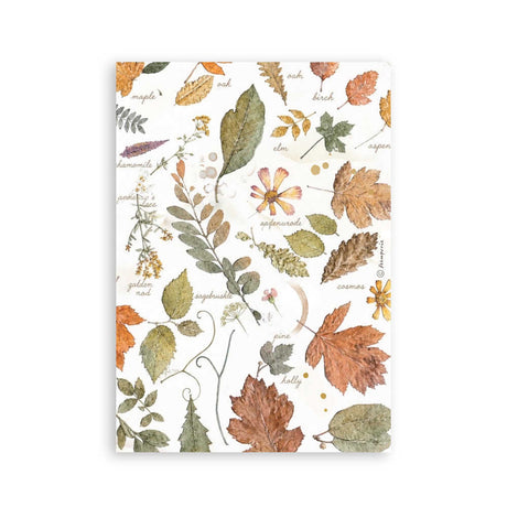 Washi pad - Flowers and Poems - 6 - Stamperia - Tidformera