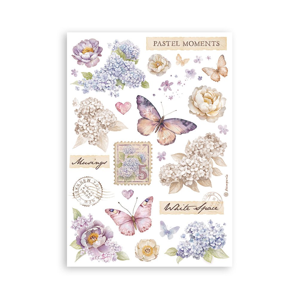 Washi pad - Quiet Days - 9 - Stamperia - Tidformera