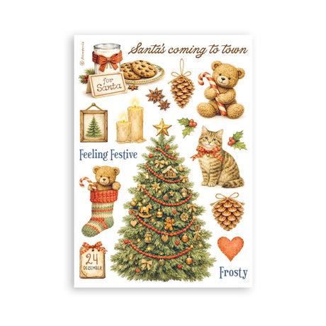 Washi pad - Silent Night - 2 - Stamperia - Tidformera
