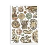 Washi pad - Sir Vagabond in Fantasy World - 8 - Stamperia - Tidformera