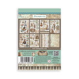Washi pad - Symphony - 10 - Stamperia - Tidformera