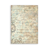 Washi pad - Symphony - 9 - Stamperia - Tidformera