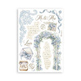 Washi pad - Timeless - 6 - Stamperia - Tidformera