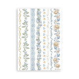 Washi pad - Timeless - 4 - Stamperia - Tidformera