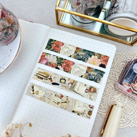 Washi tape 15 mm One More Chapter - Pattern - 2 - Hello Petite Paper - Tidformera