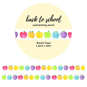Washi tape 15 mm - Penpaling Paula - Back To School - 1 - Penpaling Paula - Tidformera