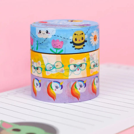 Washi tape 15 mm Studio Inktvis - Cat - 3 - Studio Inktvis B.V - Tidformera