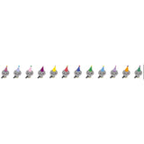 Washi tape 15 mm Studio Inktvis - Pigeons with Party Hats - 2 - Studio Inktvis B.V - Tidformera
