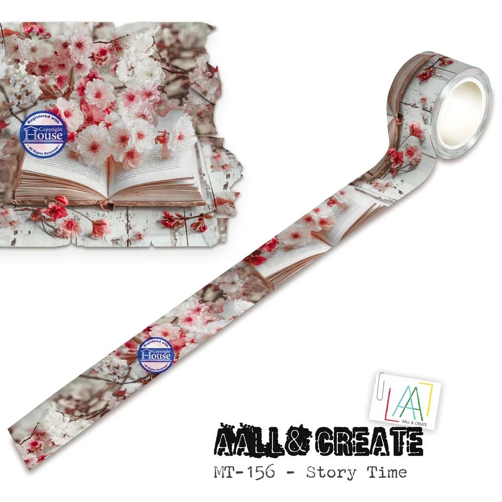 Washi tape 156 Autour de Mwa - Story Time - 1 - Aall & Create - Tidformera