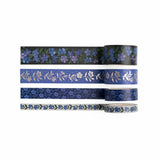 Washi tape - 4-pack - Wild Periwinkle - 1 - Archer & Olive - Tidformera