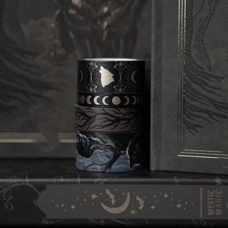 Washi tape - 4-pack - Wolf in the Night - 4 - Archer & Olive - Tidformera