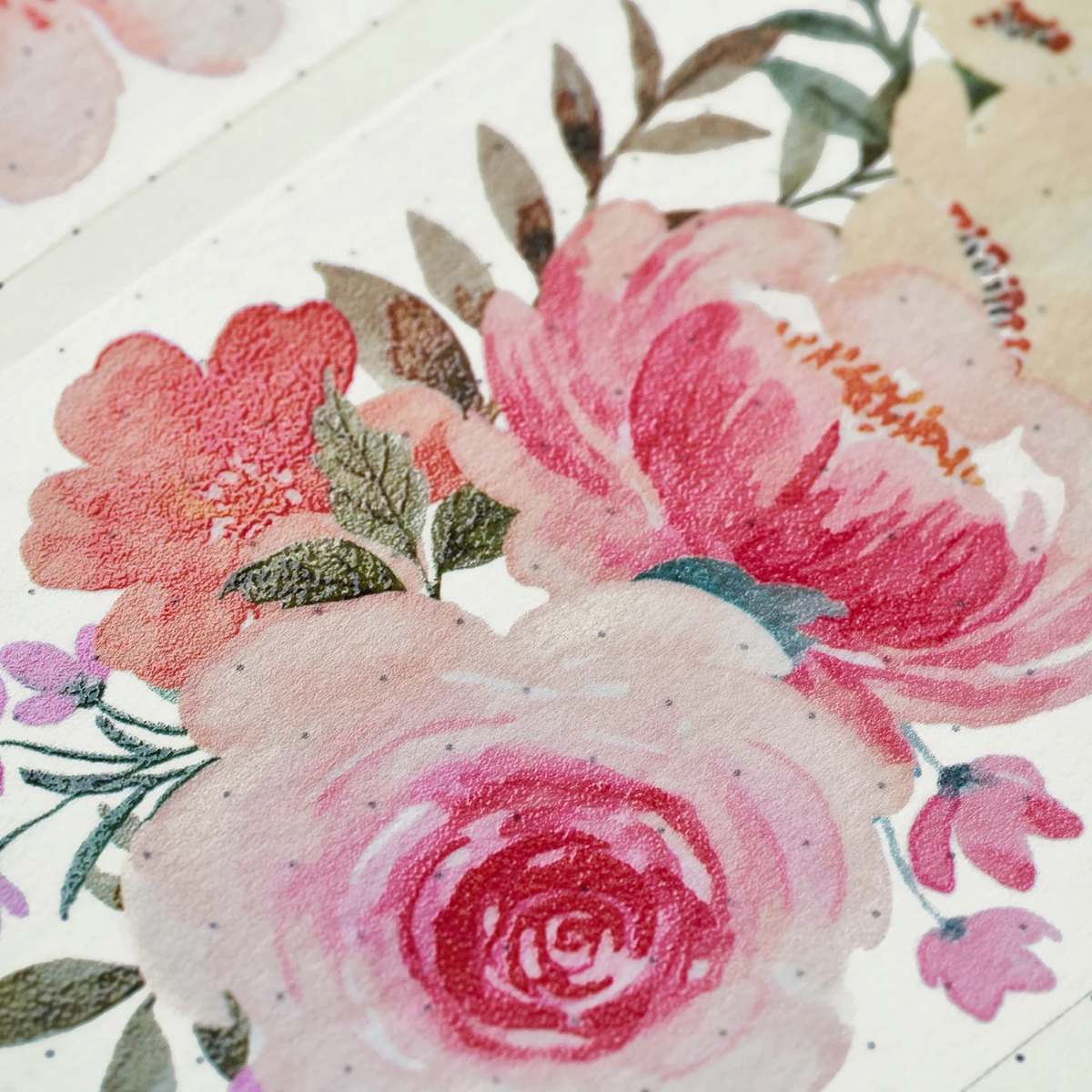 Washi tape - 60 mm - Flower Corridor - 4 - Washi Tape Shop - Tidformera