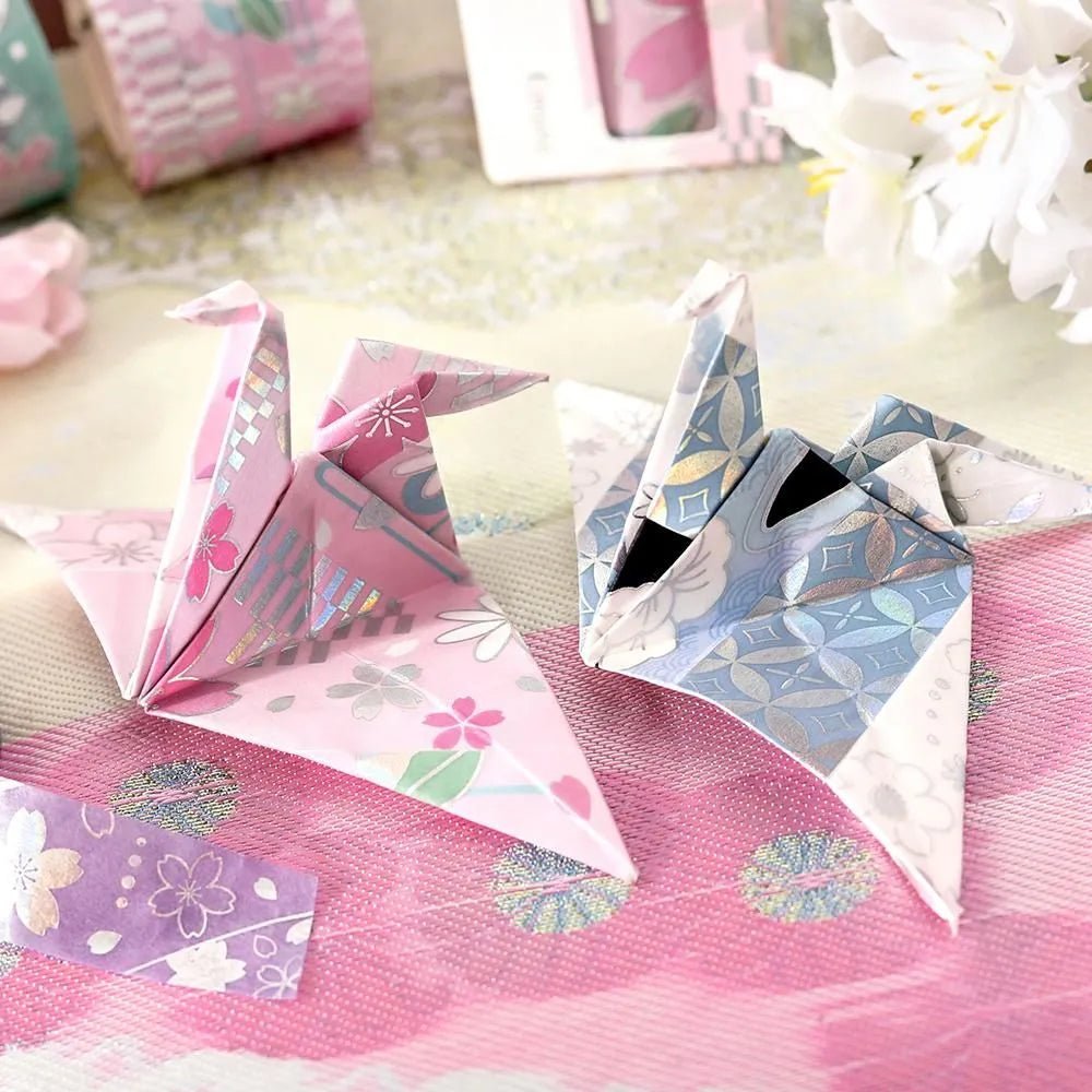 Washi tape Color of japanese clothing 3 - pack - Cherry Blossoms - 4 - BGM - Tidformera