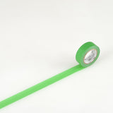 Washi Tape Enfärgade - Green från MT masking tape - Grön washi tape - Tidformera