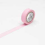 Washi Tape Enfärgade - Rose pink från MT masking tape - Rosa washi tape - Tidformera