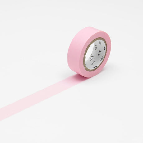 Washi Tape Enfärgade - Rose pink från MT masking tape - Rosa washi tape - Tidformera