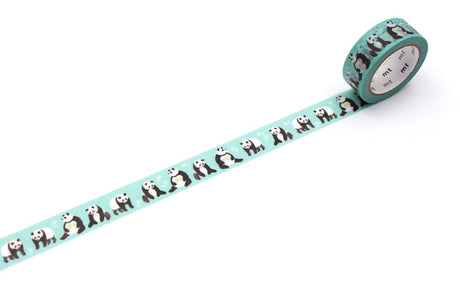 Washi Tape Ex 15 mm Maruichikyu - Panda - 1 - MT masking tape - Tidformera