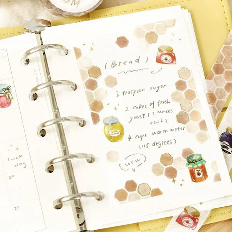 Washi Tape Grand Honeycomb - 2 - BGM - Tidformera