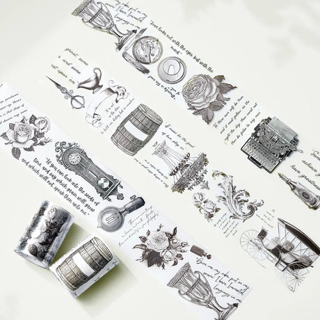 Washi tape Hamlet's Whispers Wide - 60 mm - 2 - Washi Tape Shop - Tidformera
