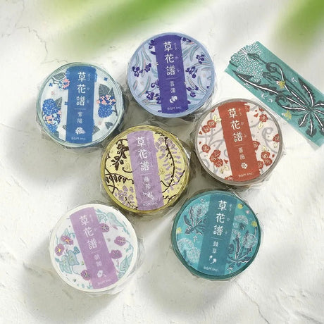 Washi Tape Iris - 4 - BGM - Tidformera