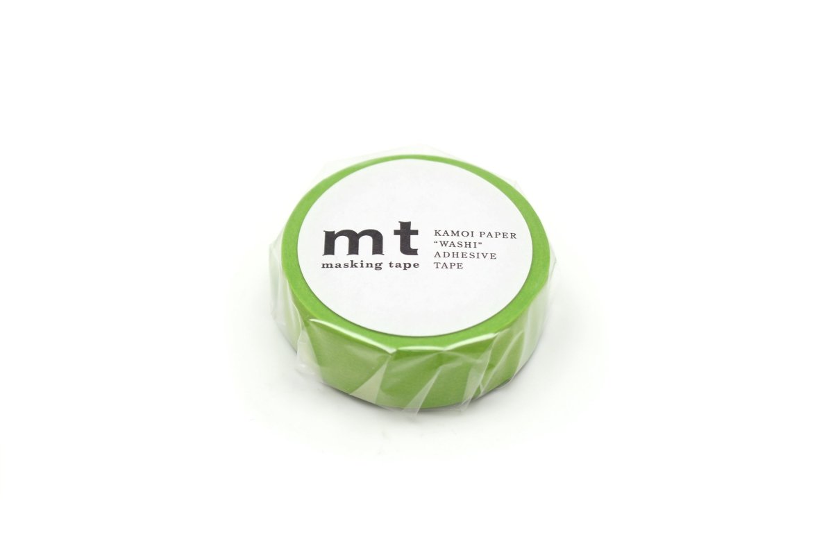 Washi Tape Matte - Yellowgreen - 2 - MT masking tape - Tidformera