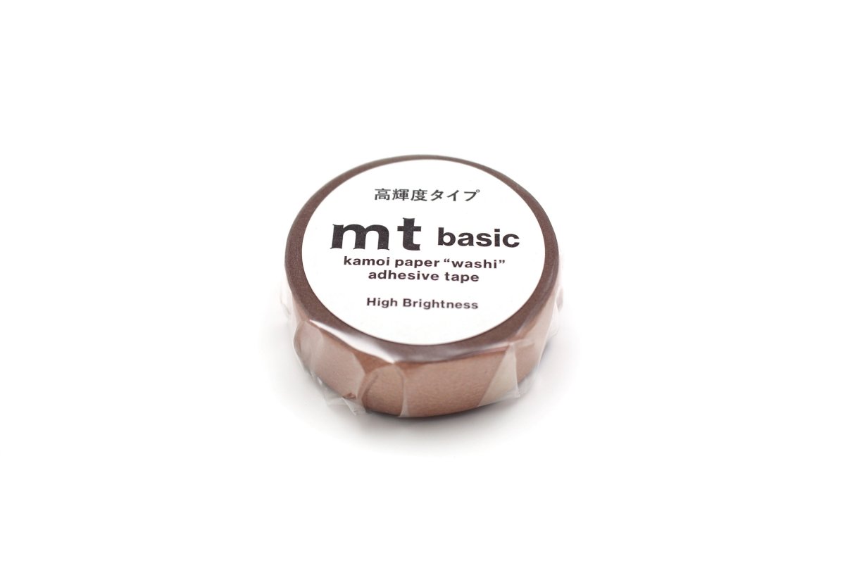Washi Tape Metallic - Bronze - 2 - MT masking tape - Tidformera