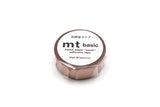 Washi Tape Metallic - Bronze - 2 - MT masking tape - Tidformera