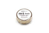 Washi Tape Metallic - Champagne gold - 2 - MT masking tape - Tidformera
