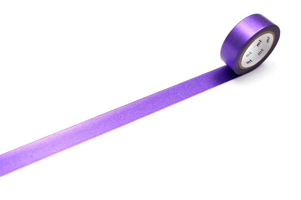 Washi Tape Metallic - Purple från MT masking tape - Lila washi tape - Tidformera