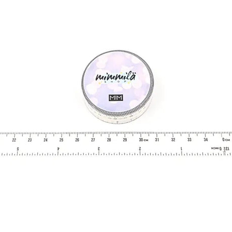 Washi tape - Mimmilä - Measuring Moments White 15 mm - 1 - MIC & MIM Premium Paper Shop - Tidformera