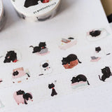 Washi tape Mocha - I Am Not Lazy... - 4 - Moonaries illo - Tidformera