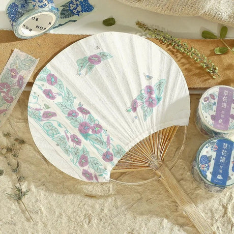 Washi Tape Morning Glory - 2 - BGM - Tidformera