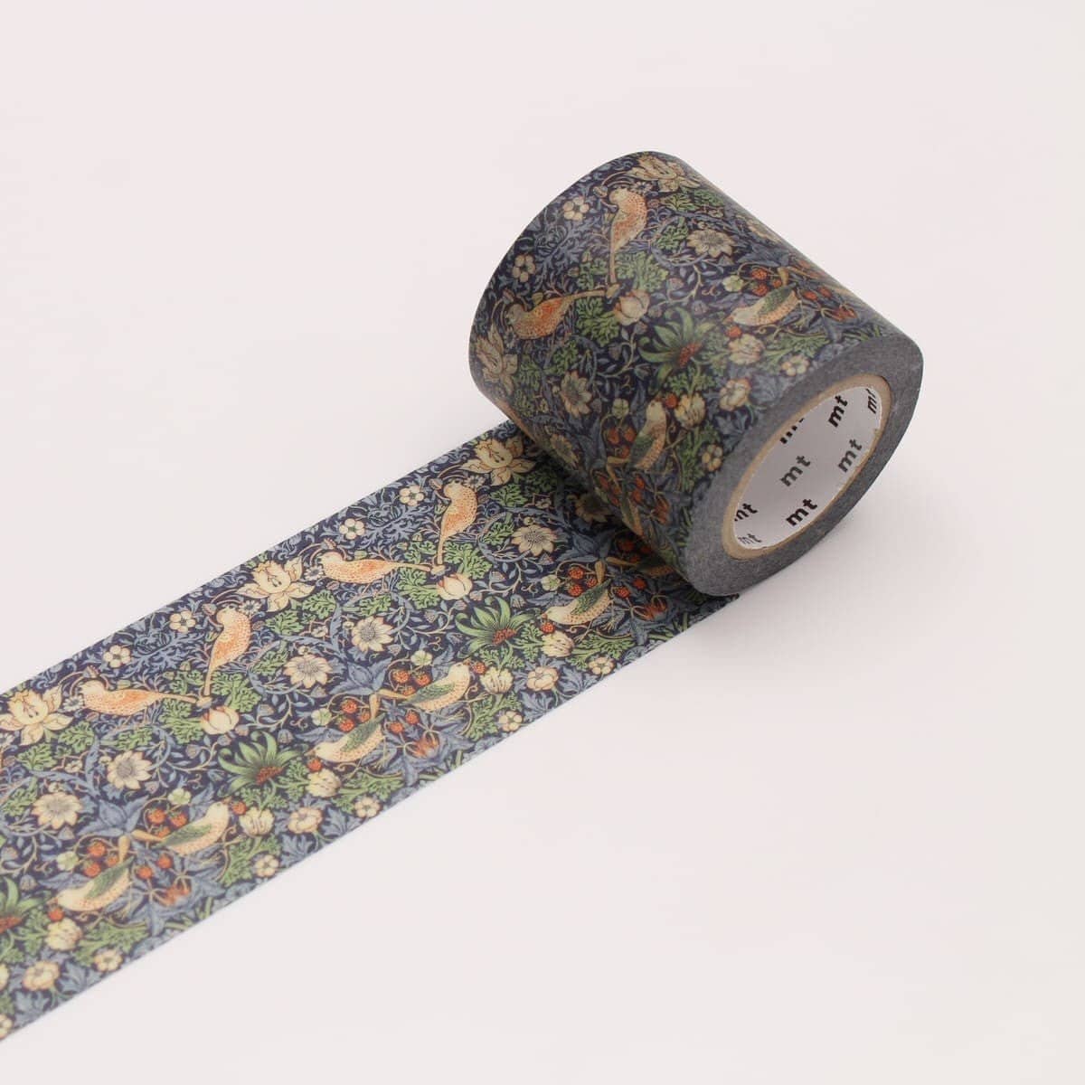 Washi Tape Morris & Co Strawberry Thief 50 mm - 1 - MT masking tape - Tidformera