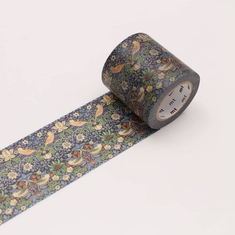 Washi Tape Morris & Co Strawberry Thief 50 mm - 1 - MT masking tape - Tidformera
