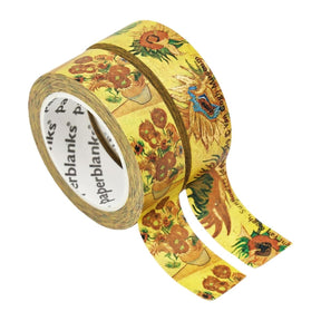 Washi Tape Paperblanks 2-pack - Van Gogh Sunflowers - 1 - Paperblanks - Tidformera