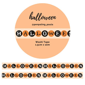 Washi tape - Penpaling Paula 15 mm - Halloween - 1 - Penpaling Paula - Tidformera