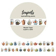 Washi tape Penpaling Paula - 15 mm - Teapots - 1 - Penpaling Paula - Tidformera
