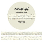 Washi tape - Penpaling Paula - Manuscript 15 mm - 1 - Penpaling Paula - Tidformera