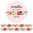 Washi tape - Penpaling Paula - Poinsettias 15 mm - 1 - Penpaling Paula - Tidformera