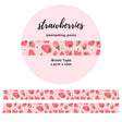 Washi tape - Penpaling Paula - Strawberries 15 mm - 1 - Penpaling Paula - Tidformera